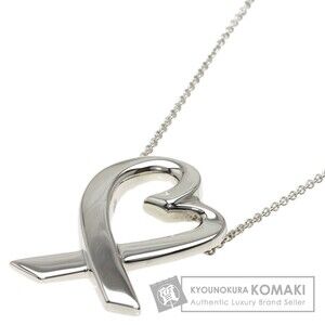 Tiffany Co Loving Heart Necklace Silver